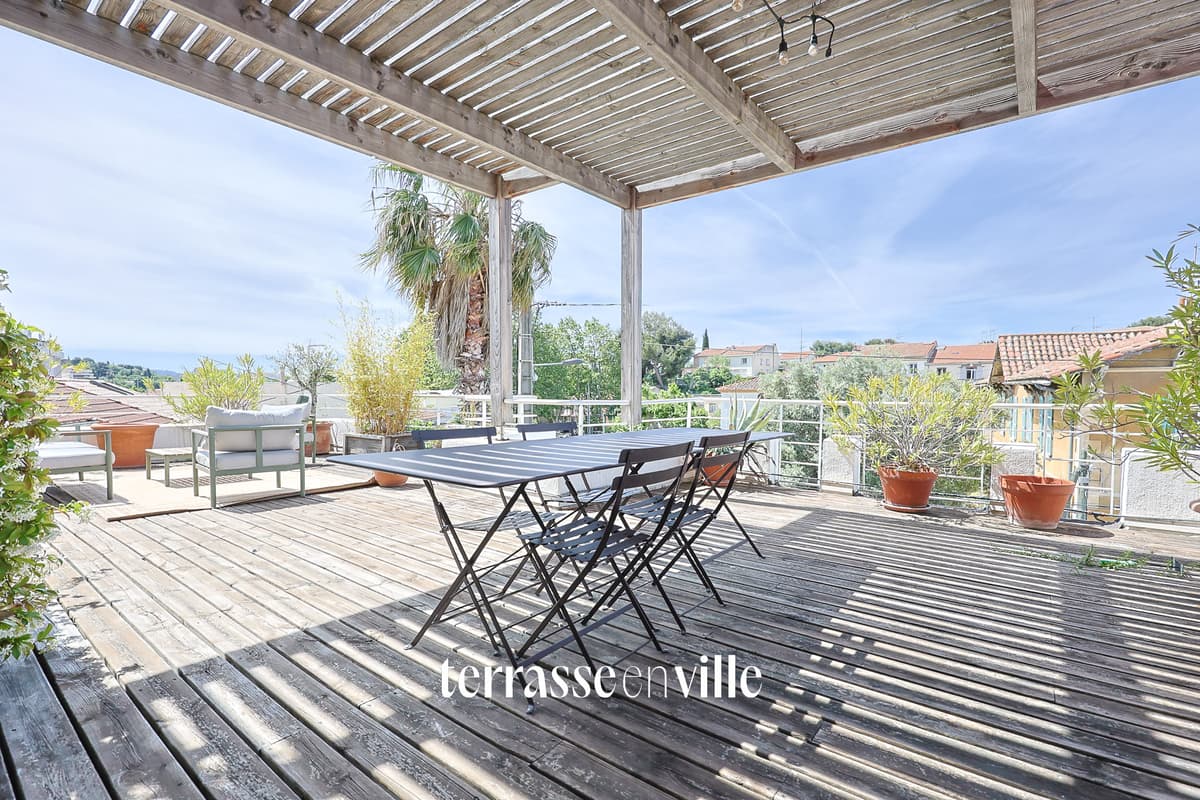 EXCLUSIVITE - LACORDAIRE 13013 - MAISON T6 - 120M2 - TERRASSE PLEIN CIEL 62M2 - GARAGE - 620 000€ - 4