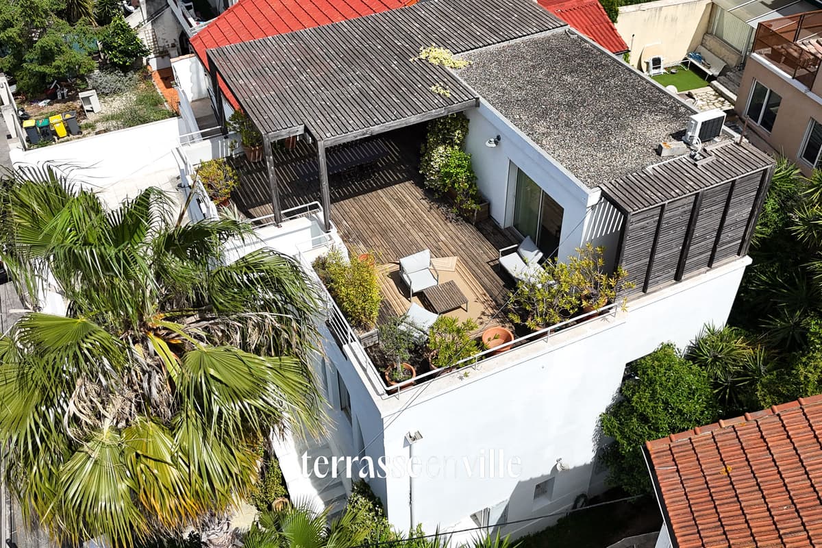 EXCLUSIVITE - LACORDAIRE 13013 - MAISON T6 - 120M2 - TERRASSE PLEIN CIEL 62M2 - GARAGE - 620 000€ - 2