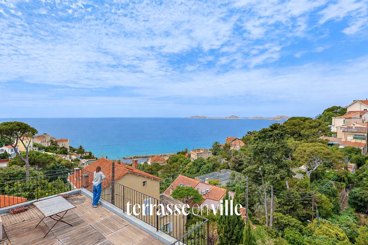 ROUCAS BLANC MAISON VUE MER TERRASSES JARDIN - GARAGE - 2 400 000€