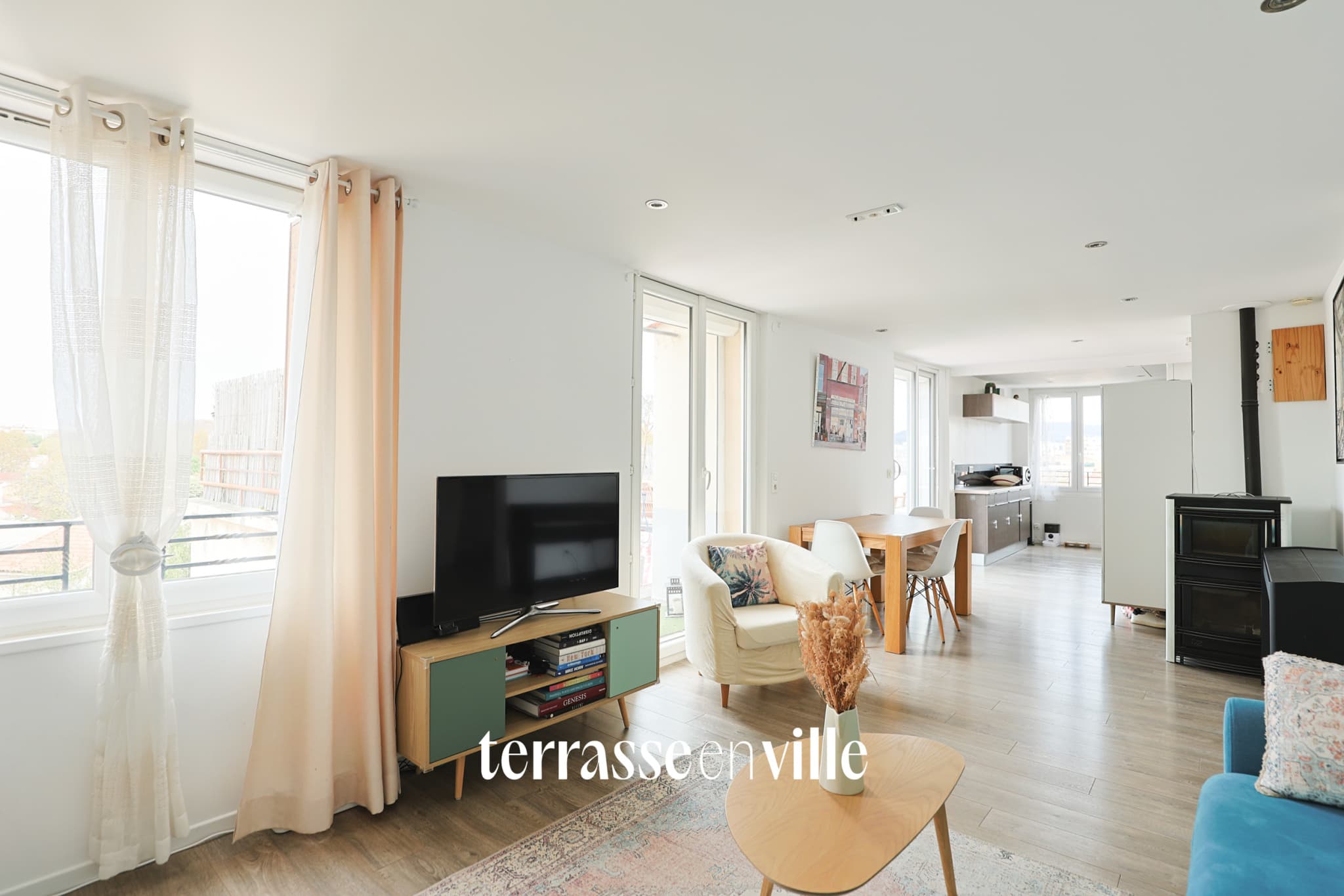 PONT DE VIVAUX / SAINTE-MARGUERITE APPARTEMENT T3 DERNIER ÉTAGE 68 m2 TERRASSES 70 m2 259 000 € - 4