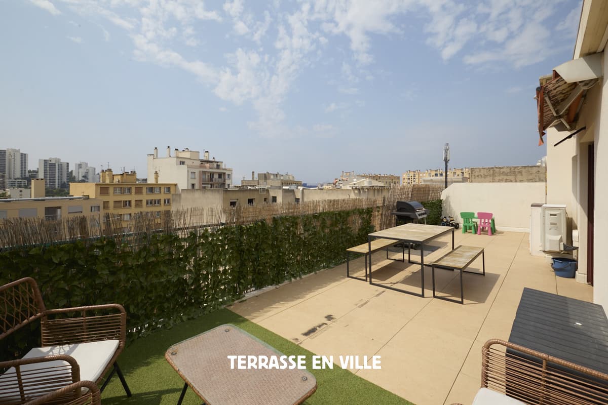 EXCLUSIVITE - MALPASSE 13013 - APPARTEMENT T4 - 76M2 - TERRASSE 39M2 - DERNIER ETAGE - 199 000€