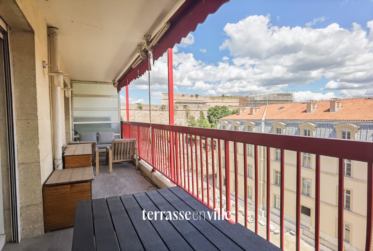 Pharo - T3 meublé - Terrasses - 1590€ - 2