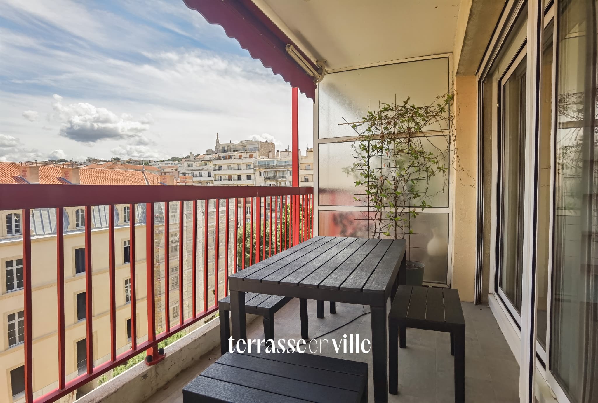 Pharo - T3 meublé - Terrasses - 1590€ - 1