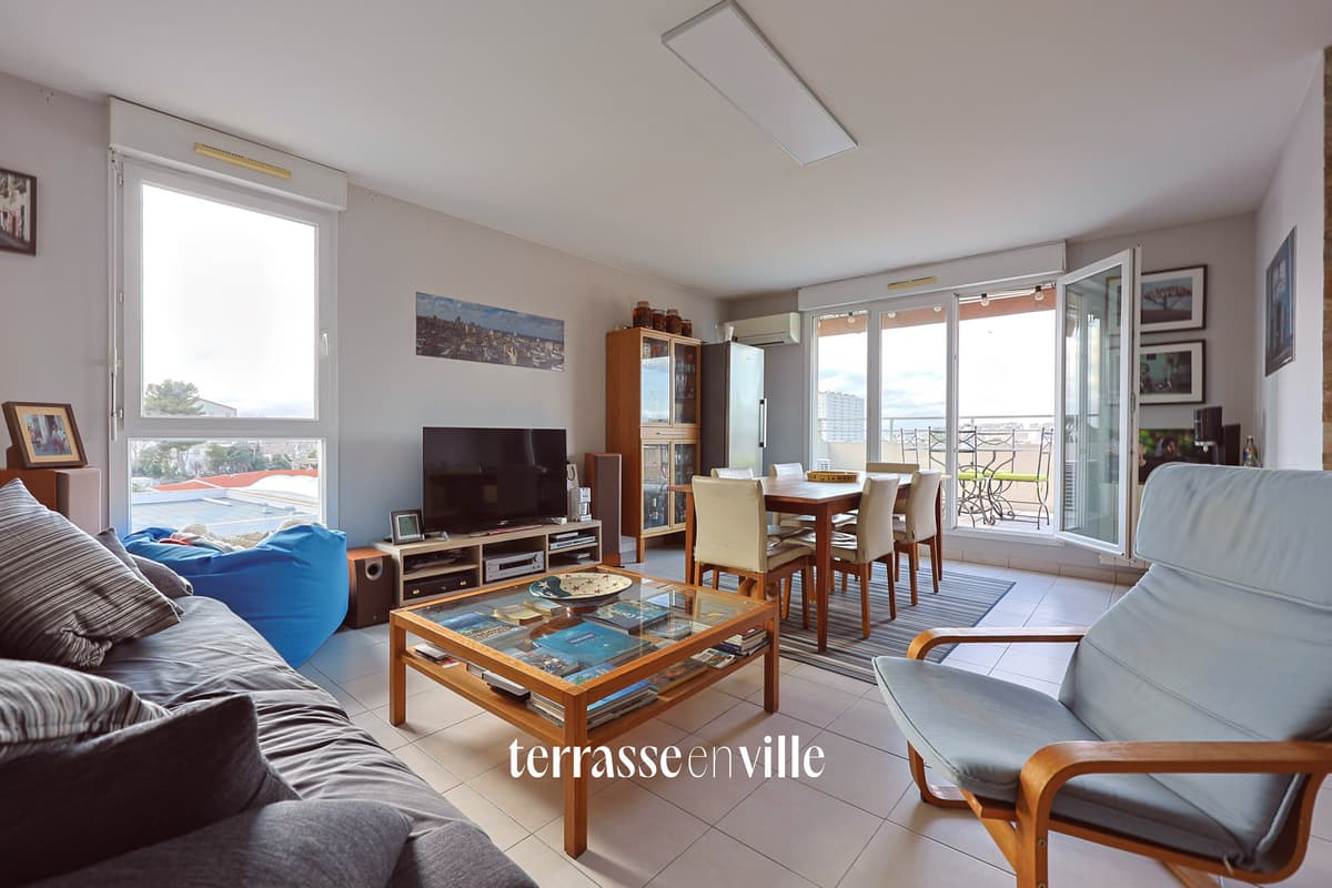 EXCLUSIVITE - MAZARGUES - PENTHOUSE T3 - 73 M2 - TERRASSE - 42 M2 - 345 000 € - 5