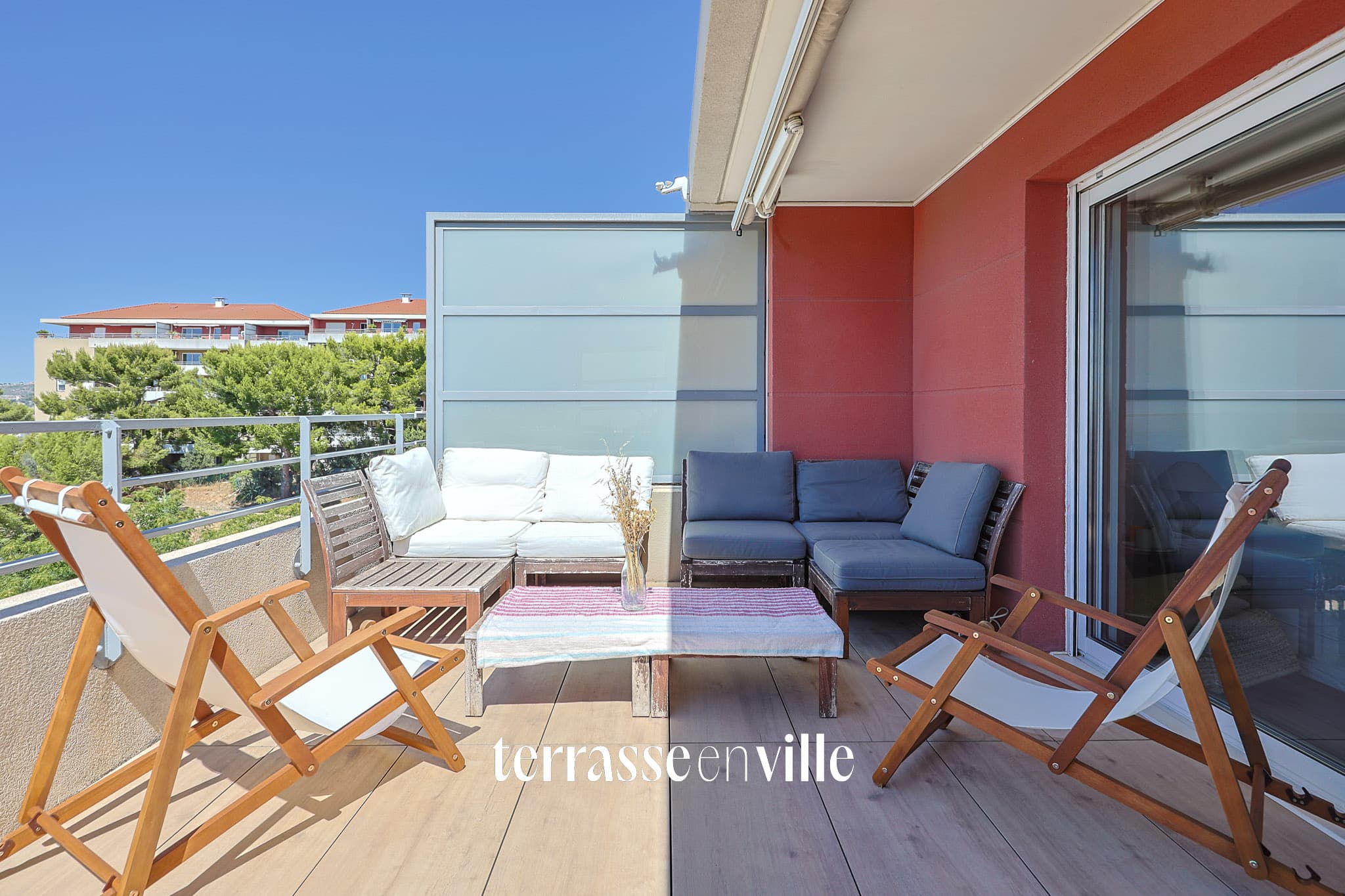 EXCLUSIVITÉ - PARC DE LA VIGIE 13014 - T4 - DERNIER ÉTAGE - TERRASSES - VUE MER - PISCINE - 2 PARKINGS - 400 - 5