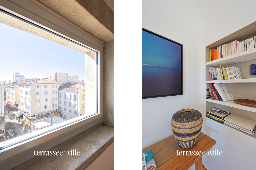 VIEUX PORT/PLACE THIARS - LOFT T2/3 - TROPEZIENNE - VUE - 430 000€