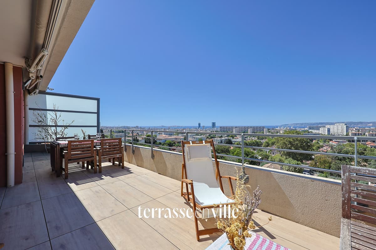 EXCLUSIVITÉ - SAINT-BARTHELEMY - T4 - DERNIER ÉTAGE - TERRASSES - VUE MER - PISCINE - 2 PARKINGS - 400 000 € - 1