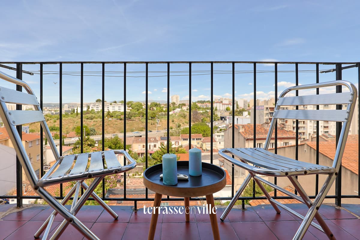 EXCLUSIVITE - BELLE DE MAI / TRAVERSE SERY - T3 - DERNIER ETAGE - TERRASSE - GARAGE - 260 000€ - 6