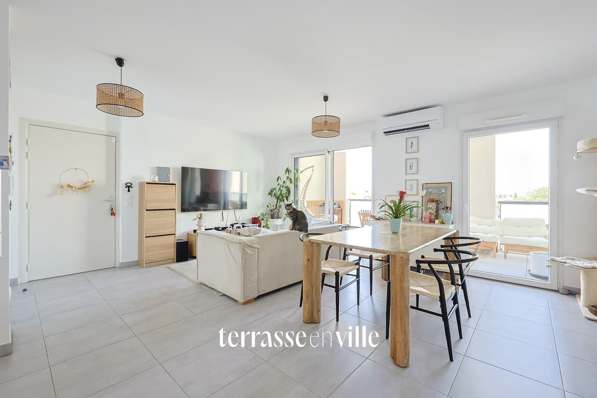 SOUS OFFRE - EXCLUSIVITÉ - MAZARGUES - T3 - TERRASSE - BOX - VUES DEGAGÉES - 285 000€ - 4