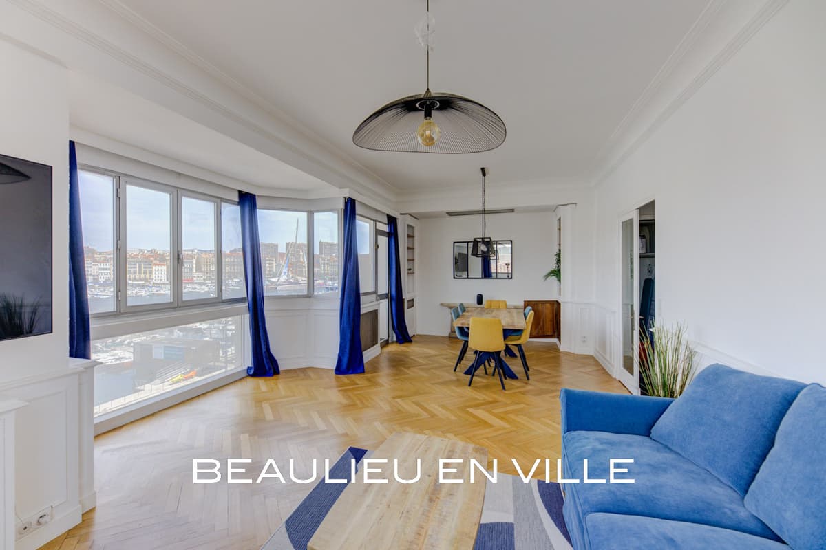 BAIL MOBILITÉ - VIEUX PORT - T3 - BALCON - VUE MER - 2500€ - 4