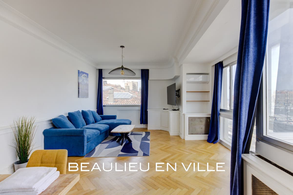 BAIL MOBILITÉ - VIEUX PORT - T3 - BALCON - VUE MER - 2500€ - 7