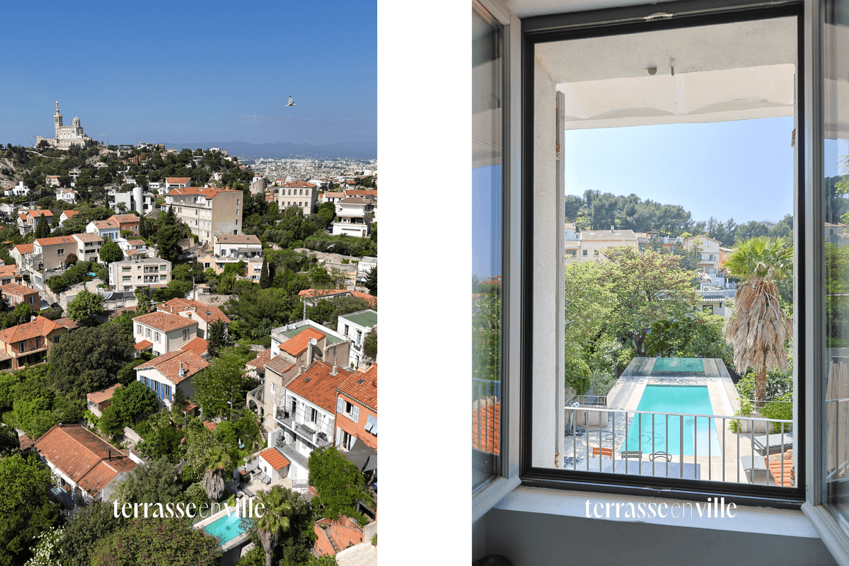 ROUCAS-BLANC MAISON - VUE TERRASSE JARDIN PISCINE 1 200 000 € - 6
