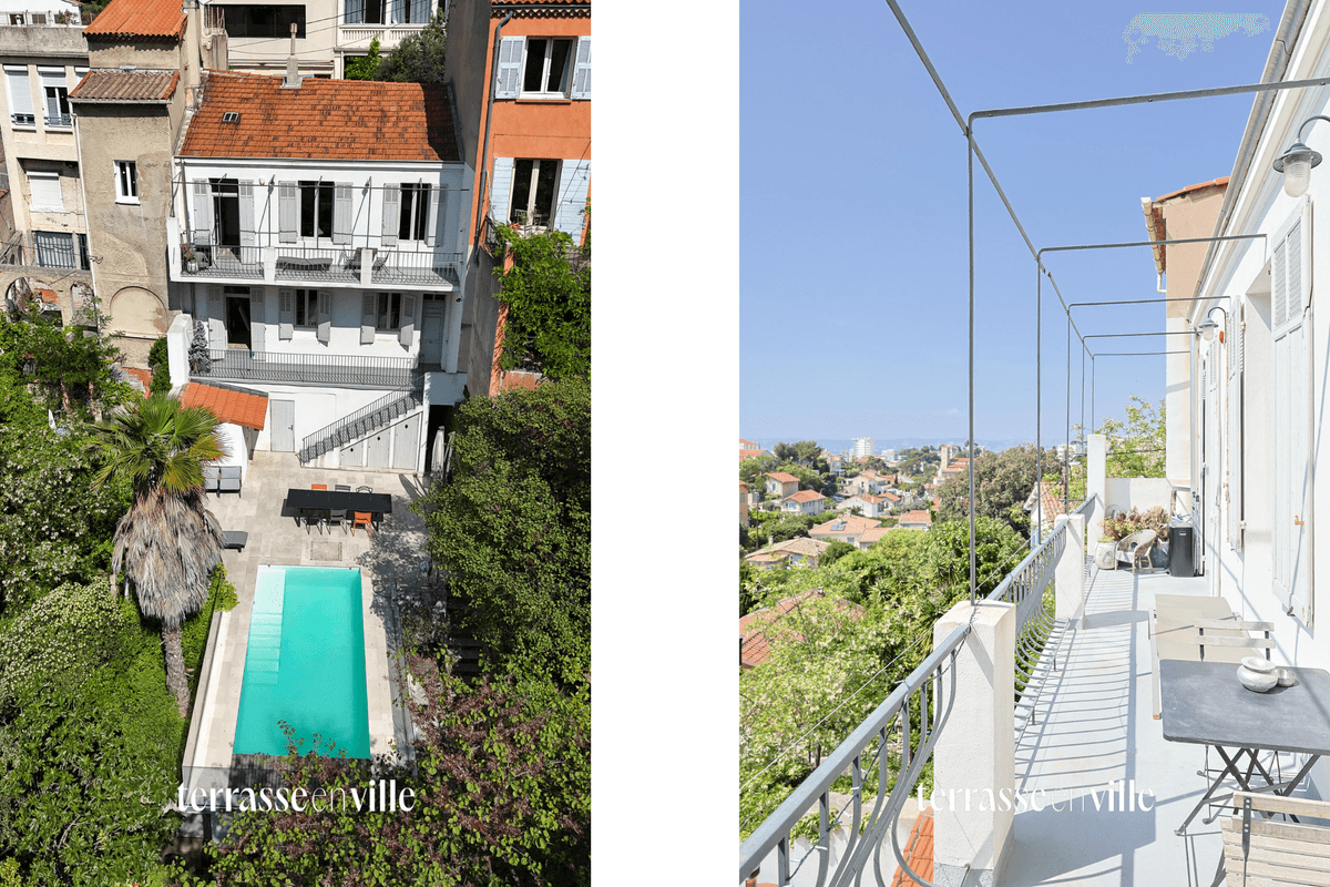 ROUCAS-BLANC MAISON - VUE TERRASSE JARDIN PISCINE 1 200 000 € - 4
