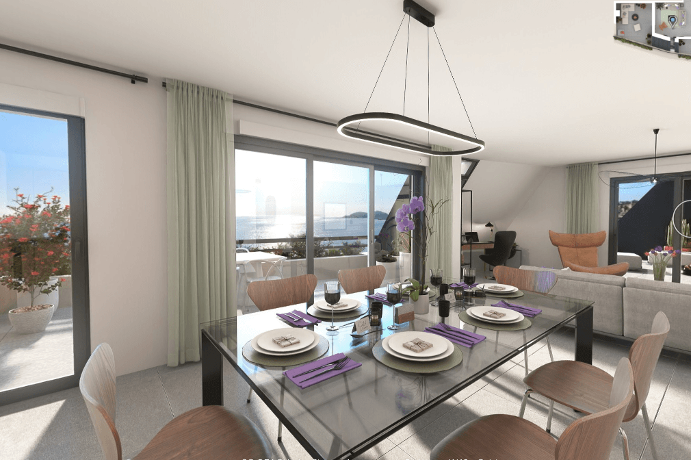 LUXUEUX T2 - VUE MER - 47M2 - TERRASSE 13M2 - 520 856€ - 5