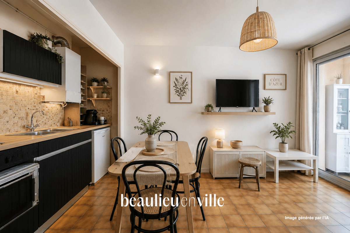 BANDOL - CENTRE-VILLE - GRAND STUDIO 30 M2 - LOGGIA - PROCHE PORT ET PLAGES - 5