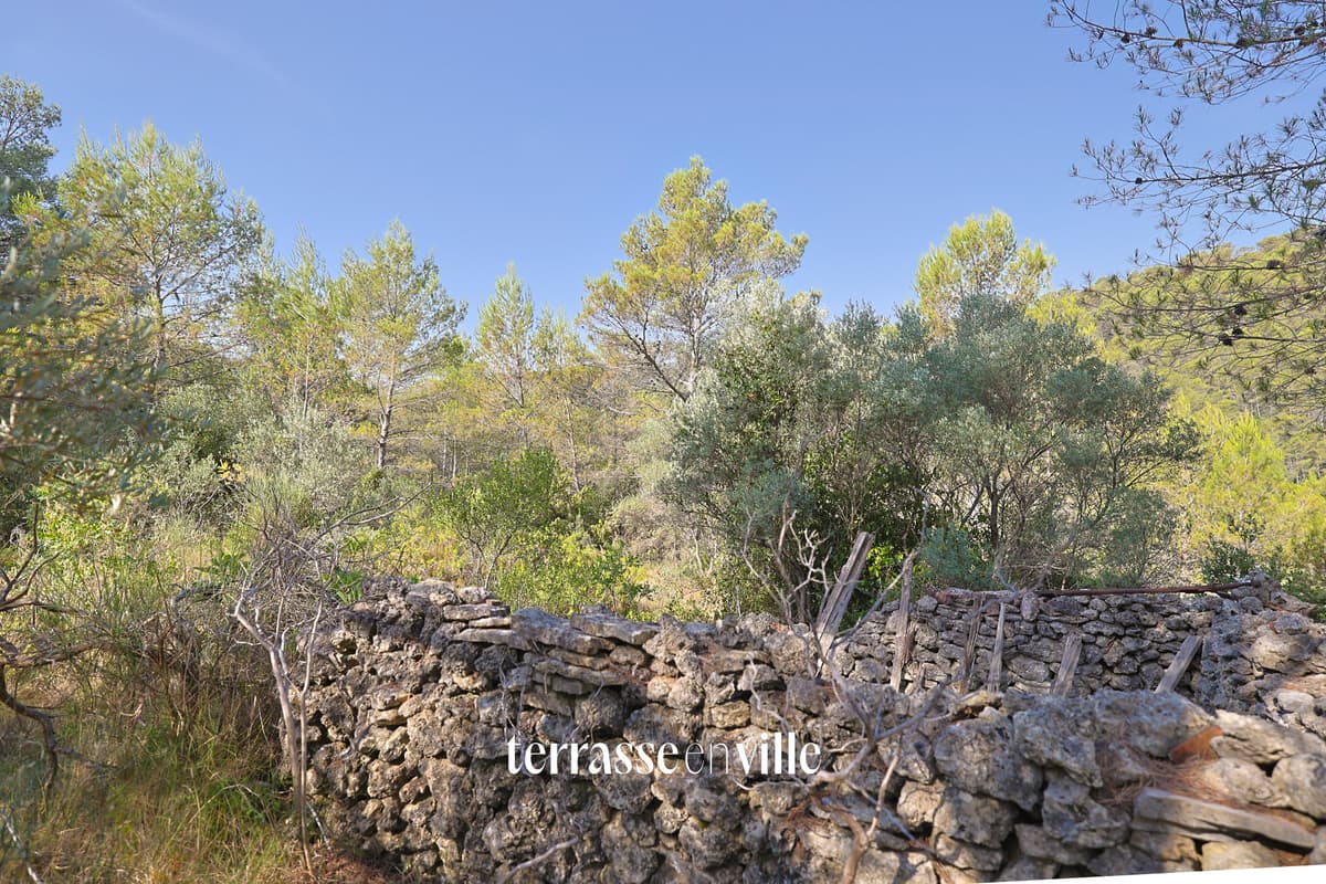 Terrain 2,3HA - Bastidon de 17M2 - 1