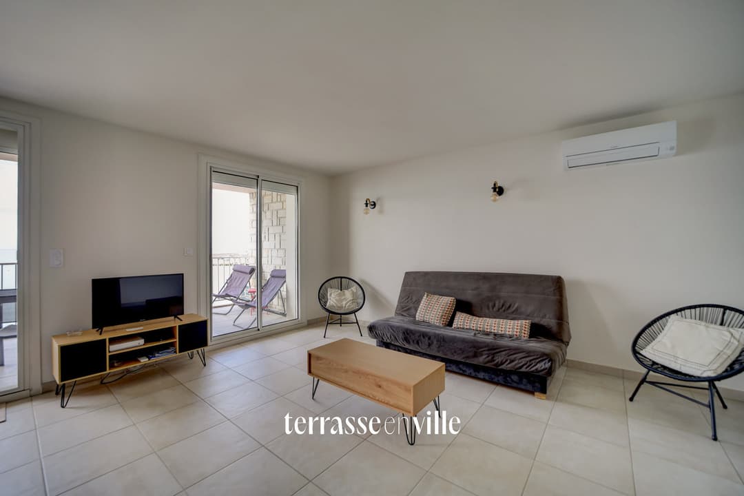 ST CYR-SUR-MER - PROMENADE ROSE - APPARTEMENT 80M2 VUE MER PANORAMIQUE - TERRASSE - GARAGE