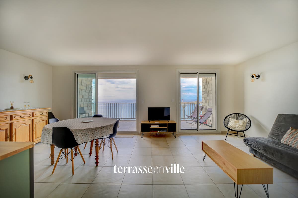 ST CYR-SUR-MER - PROMENADE ROSE - APPARTEMENT 80M2 VUE MER PANORAMIQUE - TERRASSE - GARAGE - 3