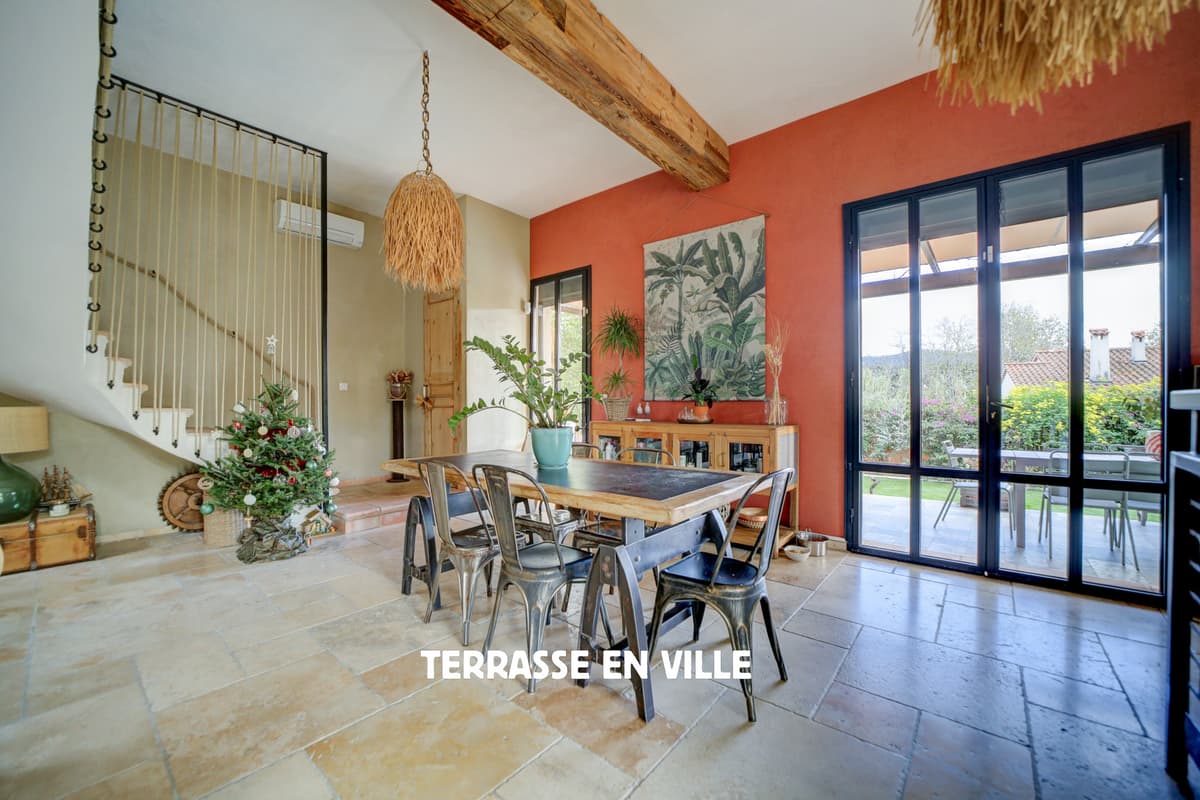 SOUS COMPROMIS - COUP DE COEUR - ST-CYR-SUR-MER - CENTRE-VILLAGE - VILLA STYLE LOFT - T5 - JARDIN - BASSIN PRO - 6