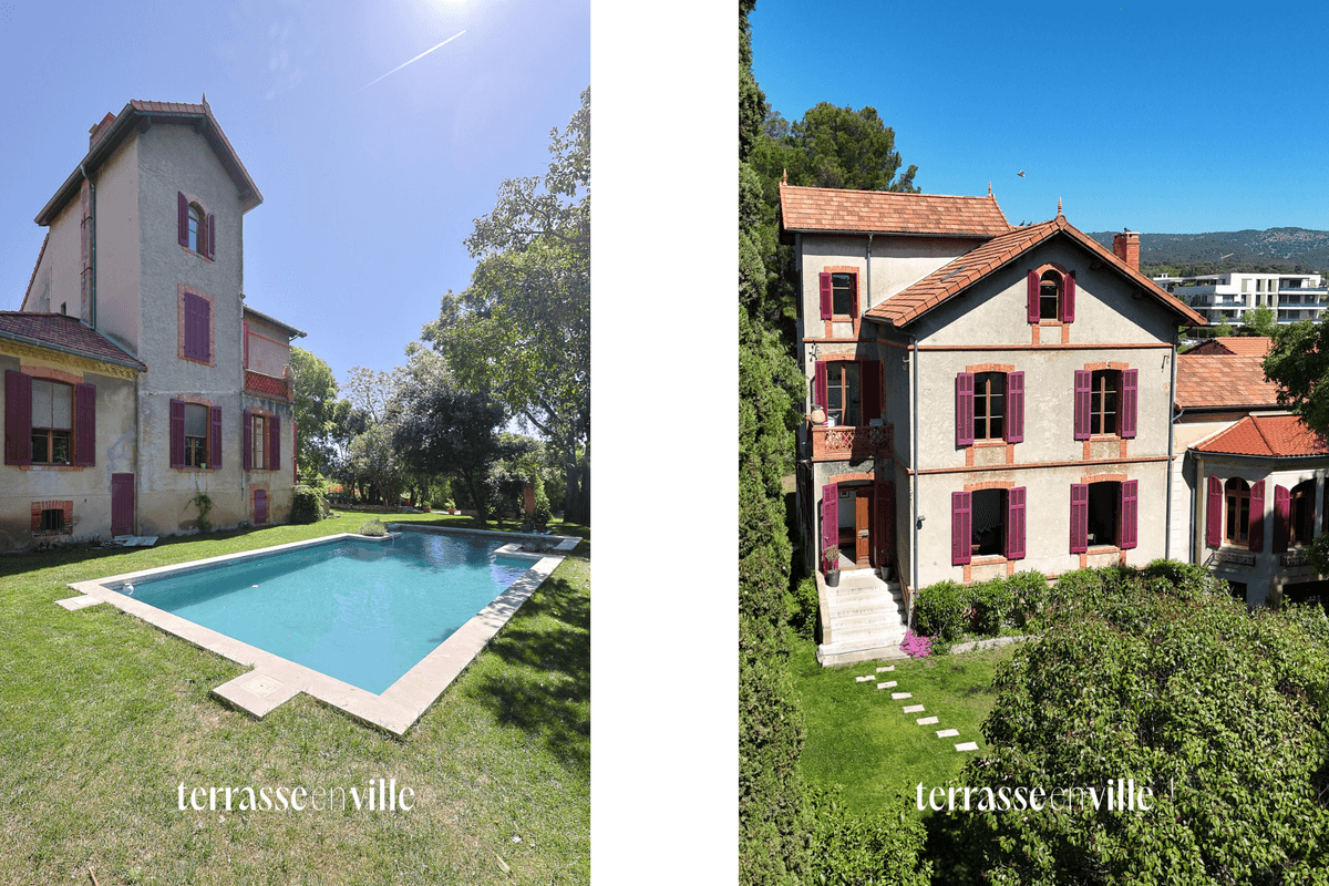 LA CIOTAT - MAISON DE MAÎTRE 1820 225 M2 - 6 CHAMBRES - PISCINE 11X5 - GARAGE 50M2 - PARC ARBORÉ 5 000 M2 - 2