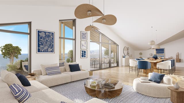 T4 - 163M2 - DERNIER ÉTAGE - VUE MER PANORAMIQUE - 3 TERRASSES - PARC PRIVE - PISCINE - 1 495 000€