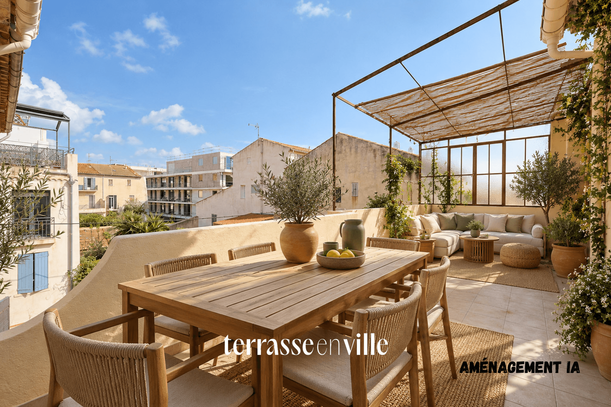 LA CIOTAT - GRAND T3 STYLE LOFT - 68M2 - TERRASSE 14M2 - PROCHE PORT ET PLAGES - DERNIER ETAGE - 349 000€