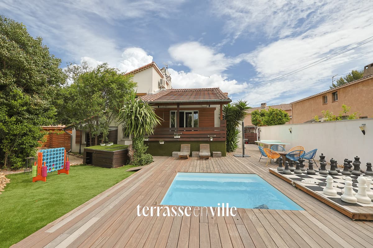 MAISON - TOULON EST - 125 M2 - 3 CHAMBRES - DEPENDANCE - PISCINE - PARKING - COMMERCE - JARDIN - 3