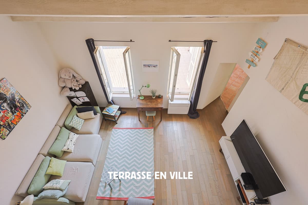 LA CIOTAT - GRAND T3 STYLE LOFT - 68M2 - TERRASSE 14M2 - PROCHE PORT ET PLAGES - DERNIER ETAGE - 399 000€ - 3