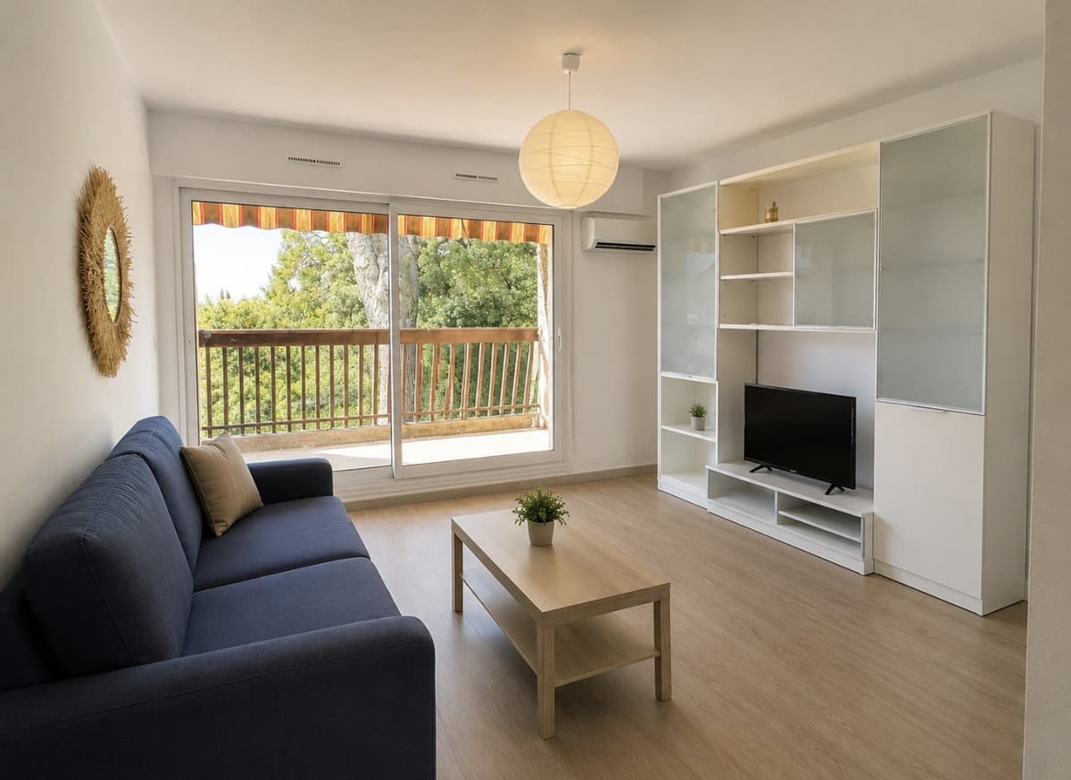 Quartier Fontsainte - T2 39m2 - Terrasse vue pinède et mer - Piscine - Parking privé - 289 000€ - 2