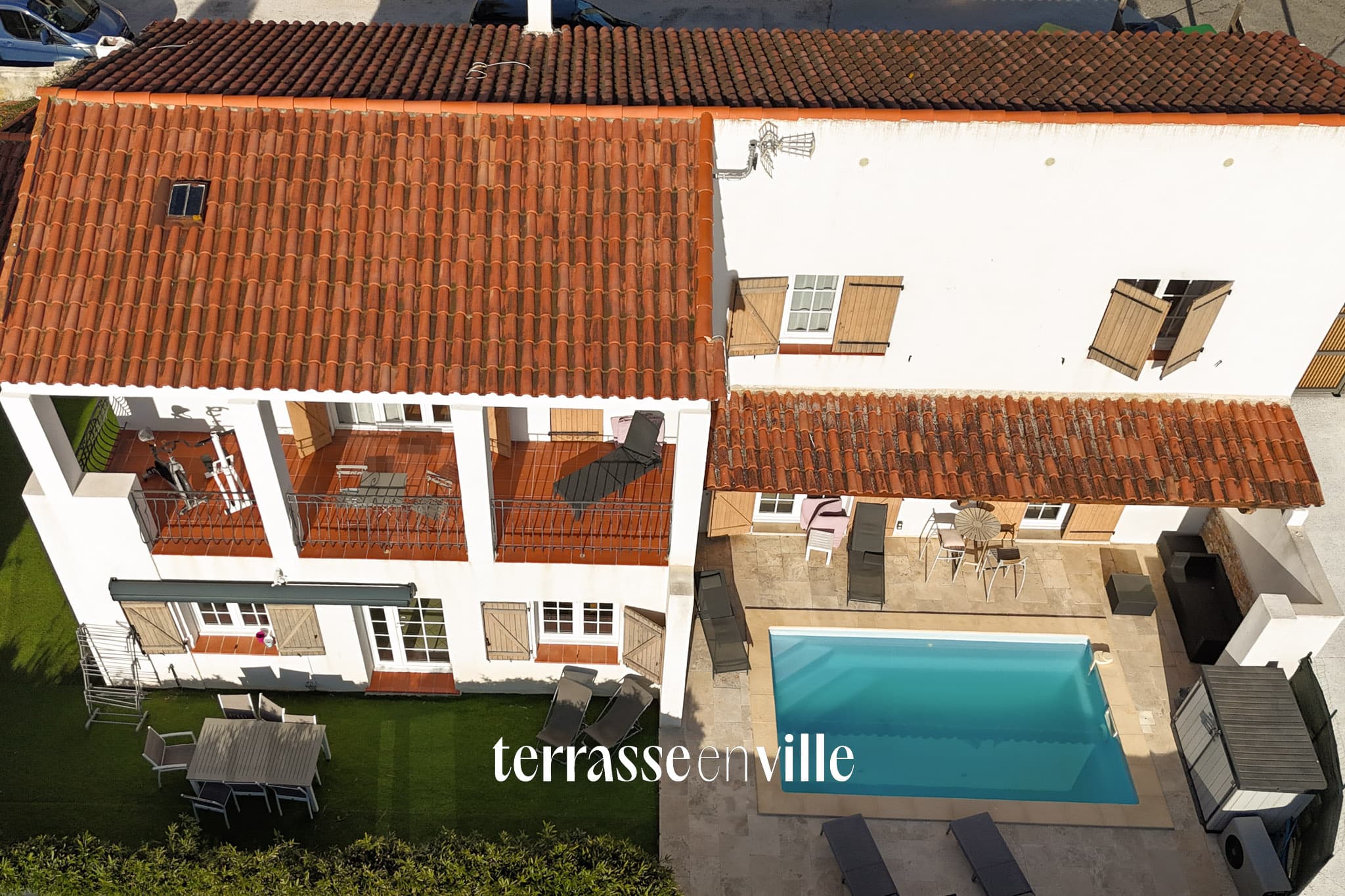 maison Bandol quartier Bellevue 4 chambres piscine vue mer - 3