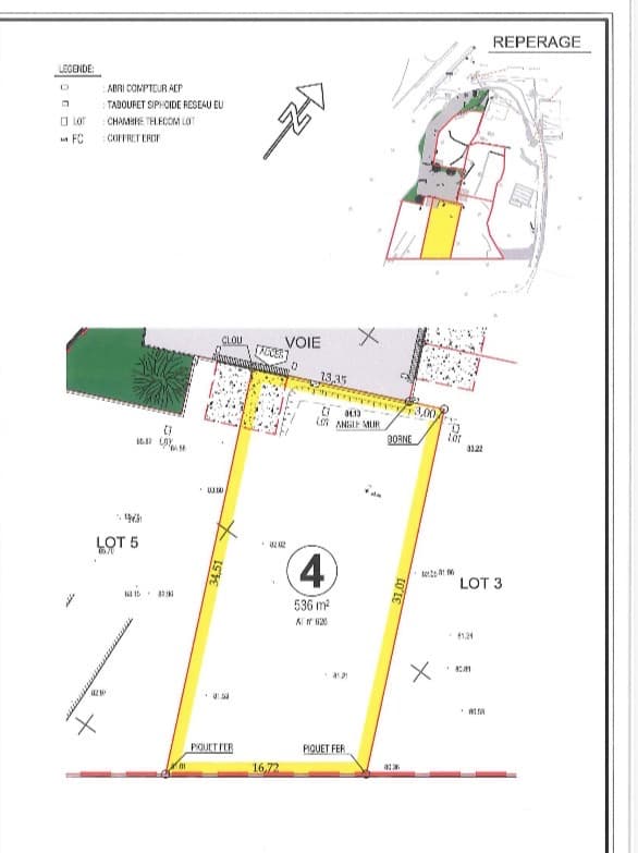 SALON DE PROVENCE - TERRAIN CONSTRUCTIBLE - 536m2 - 240 000€ - 1