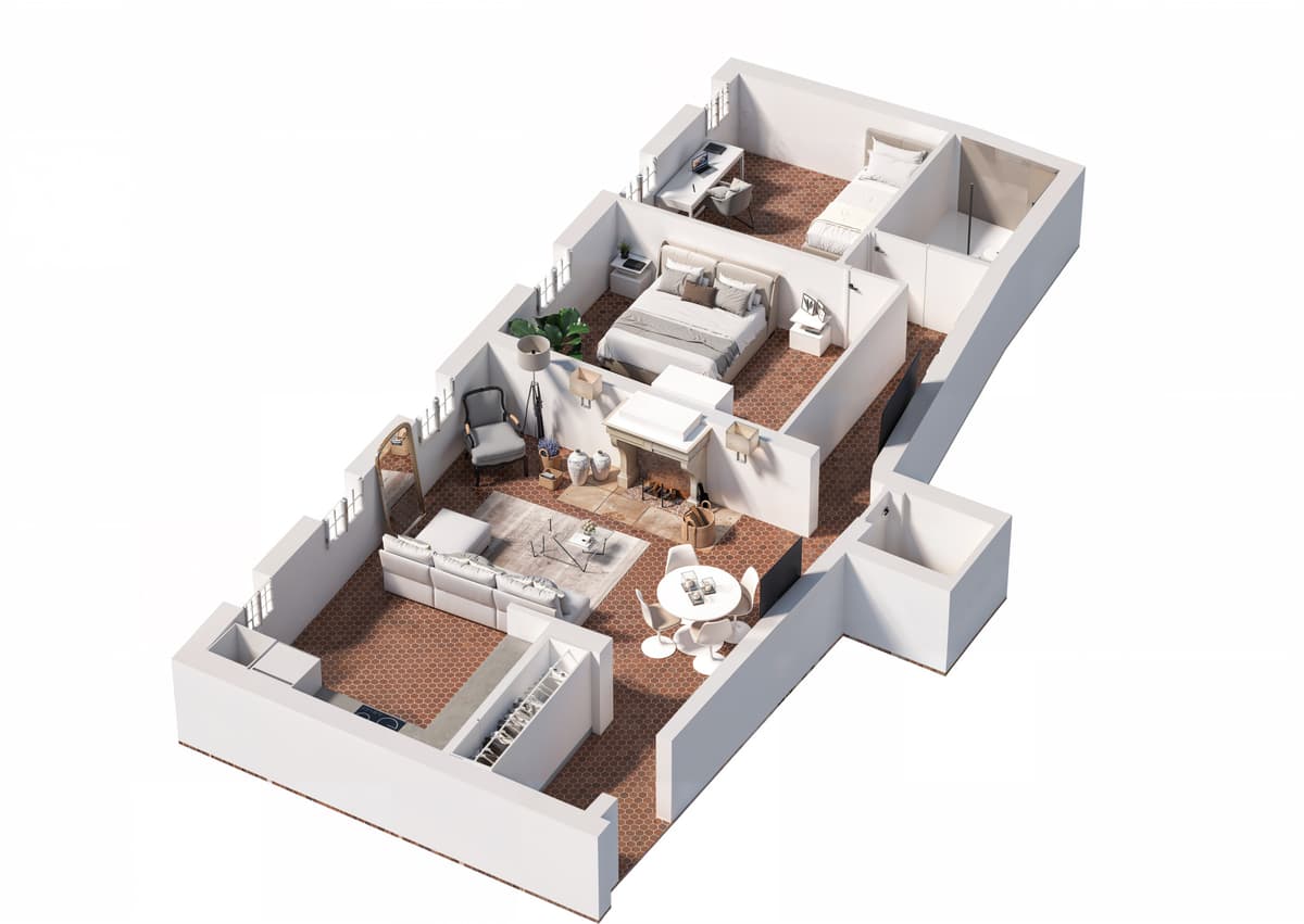 EXCLUSIVITE - CENTRE VILLE HISTORIQUE - T3 - ASCENSEUR GARAGE 660 000 € - 3