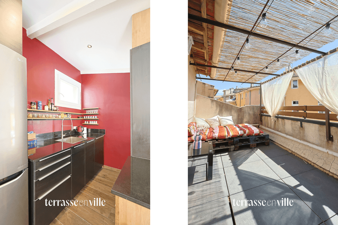 SOUS PROMESSE - AIX EN PROVENCE - CENTRE VILLE - T2 52M2 - TERRASSE 25M2 - 390 000€